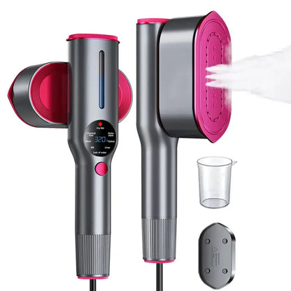 Handheld Garment Steamer for Clothing, Portable Iron Steamer Combo Travel Steam Generators, 7 Modes with LED Display,  Fast Heating, 90° Swivel Handle, 1-Button Start, Travel Stuff, New Year Gift